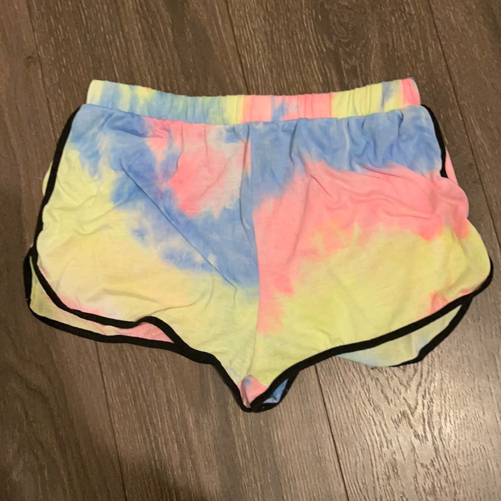 Tie dye shorts